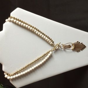Gold Tone Statement Necklace